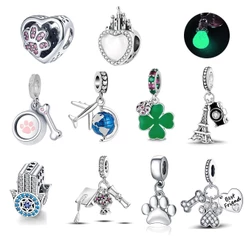 Berloque Pendente Charmes Prata 925 Dangle Charms Jóias Charme Para Pulseira Acessório