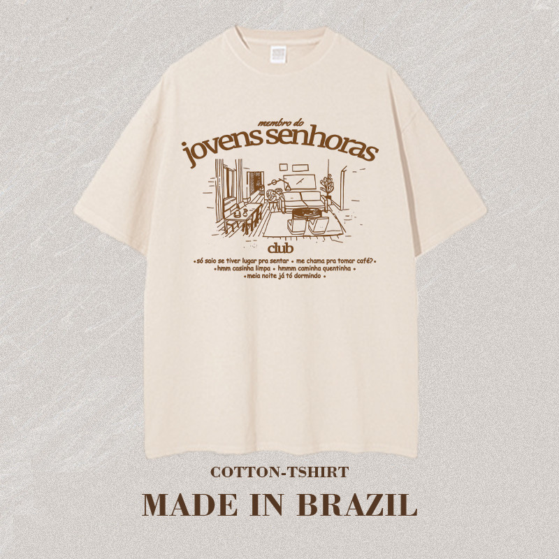 Camiseta Unissex Oversized Plus Size Feminina Masculina Estampa Moderna 100% Algodão Confortável e Atemporal