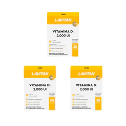 Kit 3 Lavitan Vitamina D3 2.000Ui - 30 Cpr - Cimed