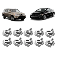 10 Grampo do Friso Lateral da Porta Civic (01/11) CR-V (02/06) Branco