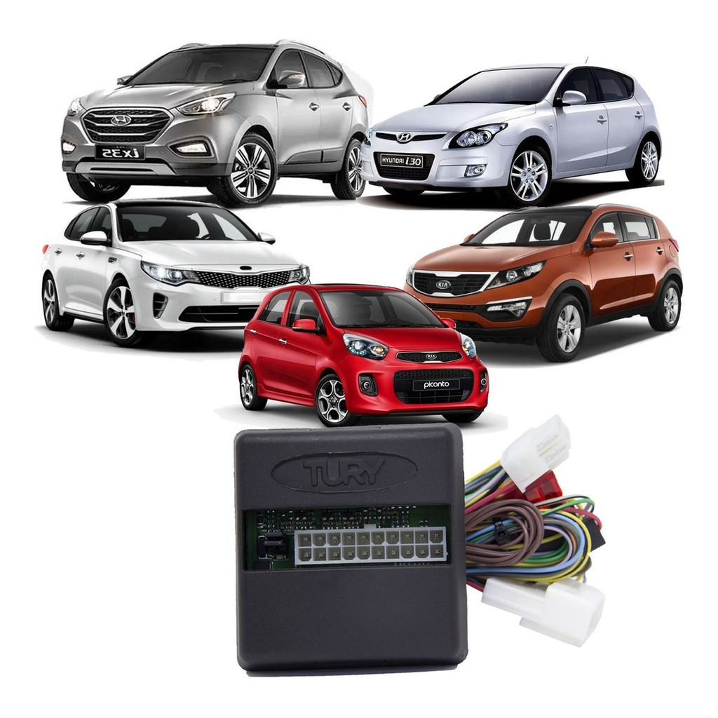 Módulo Tury Park 3.2.4 B - Tilt Down Retrovisor Rebatimento para I30 Ix35 Optima Picanto Sportage