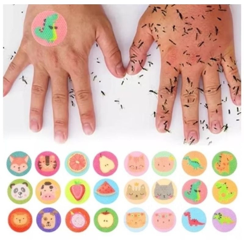 Kit 36,120,240 Uni. Adesivo Repelente Infantil