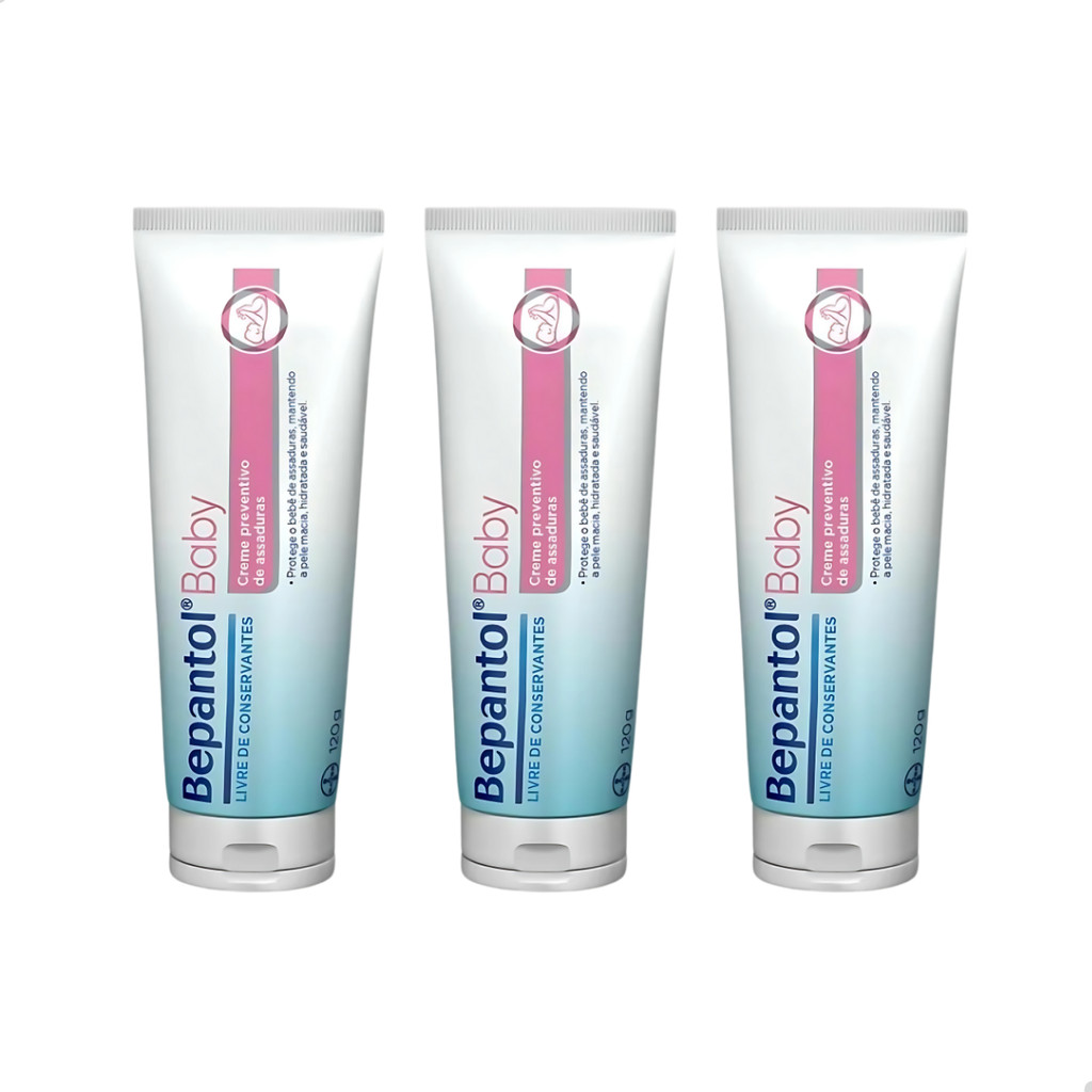 Kit Bepantol Baby - 120 g - 3 Unidades em Oferta na Shopee