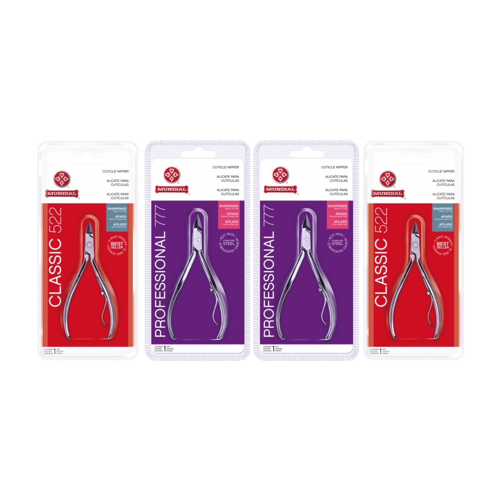 Kit 4 Alicates Cutículas 777 522 Profissional Unha Mundial em Oferta na Shopee