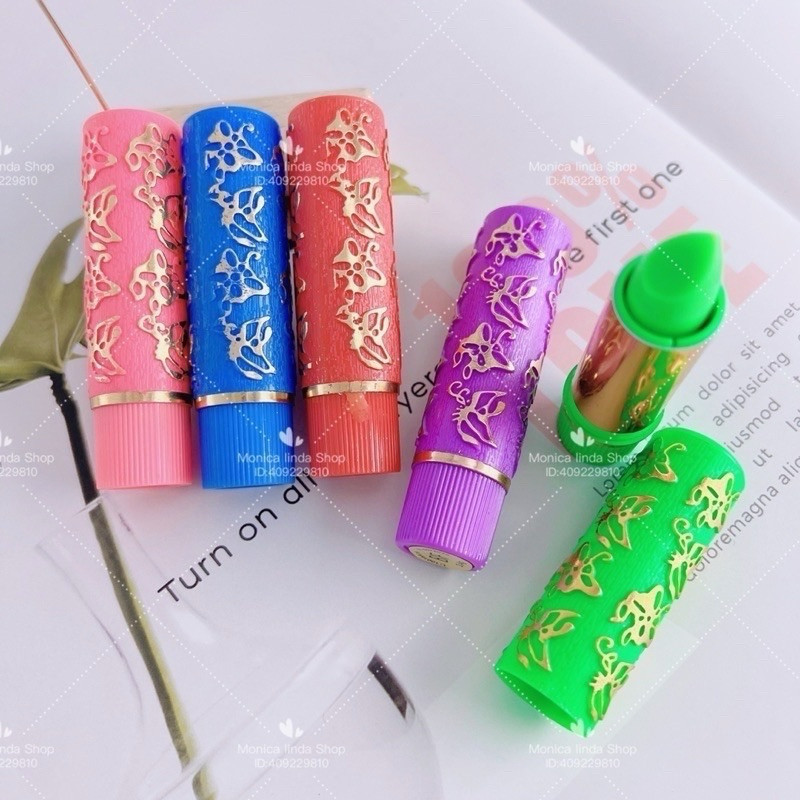 Kit 6/12 Batom Mágico / Longa Duração 24 Horas 24 Horas - Coloridos E Verde Hot Sale em Oferta na Shopee