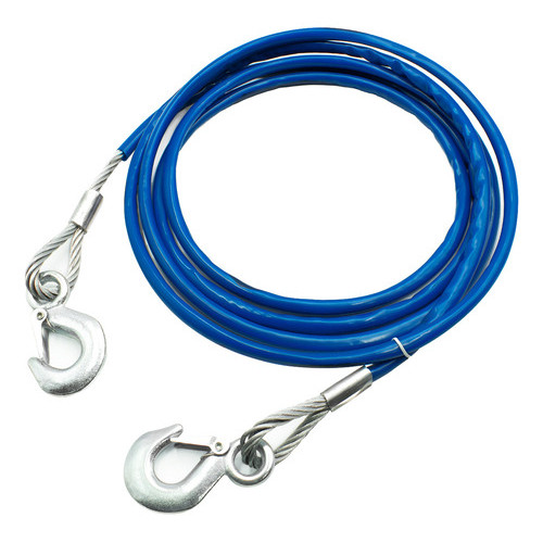 Cabo De Aço Reboque 8mm 4 Metros  2T Moto/carro/caminhonete C/ Gancho em Oferta na Shopee