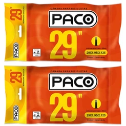 2 Camaras De Ar Mtb Paco Aro 29 48mm Schrader Bico Grosso