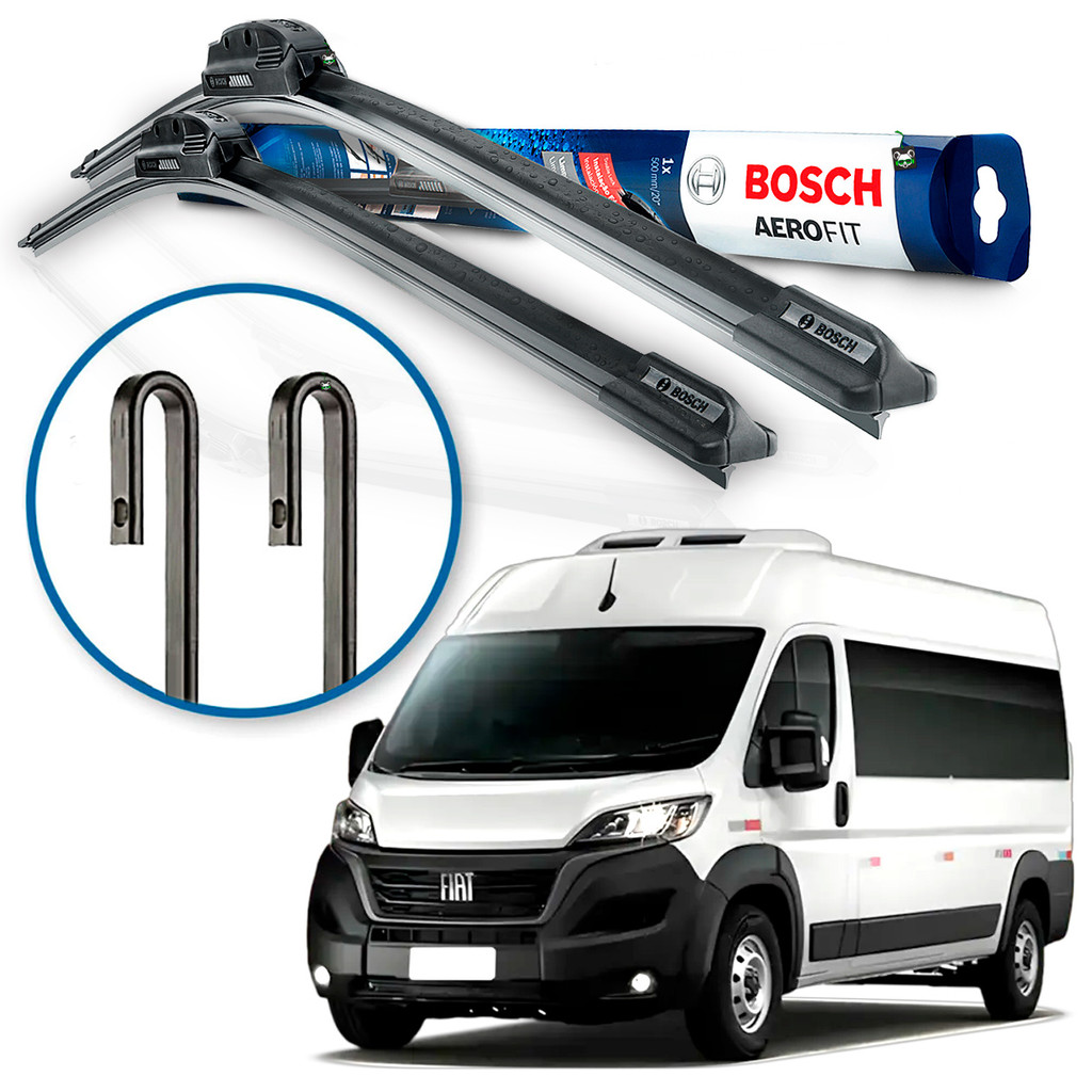 Par Palheta Limpador Parabrisa Bosch Fiat Ducato 2019 2020 2021 2022 2023 2024 2025 em Oferta na Shopee