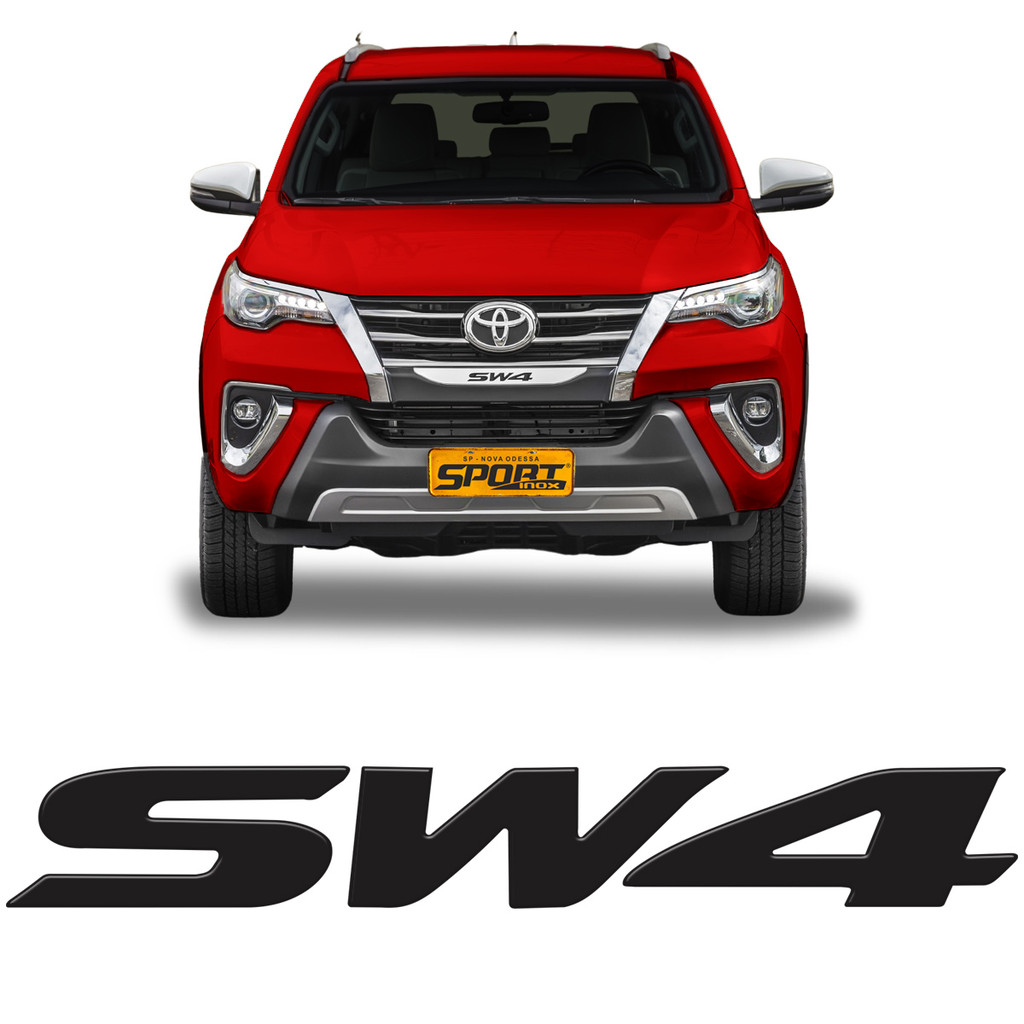 Adesivo Do Para choque Dianteiro Toyota Hilux Sw4 Resinado