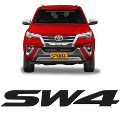 Adesivo Do Para choque Dianteiro Toyota Hilux Sw4 Resinado