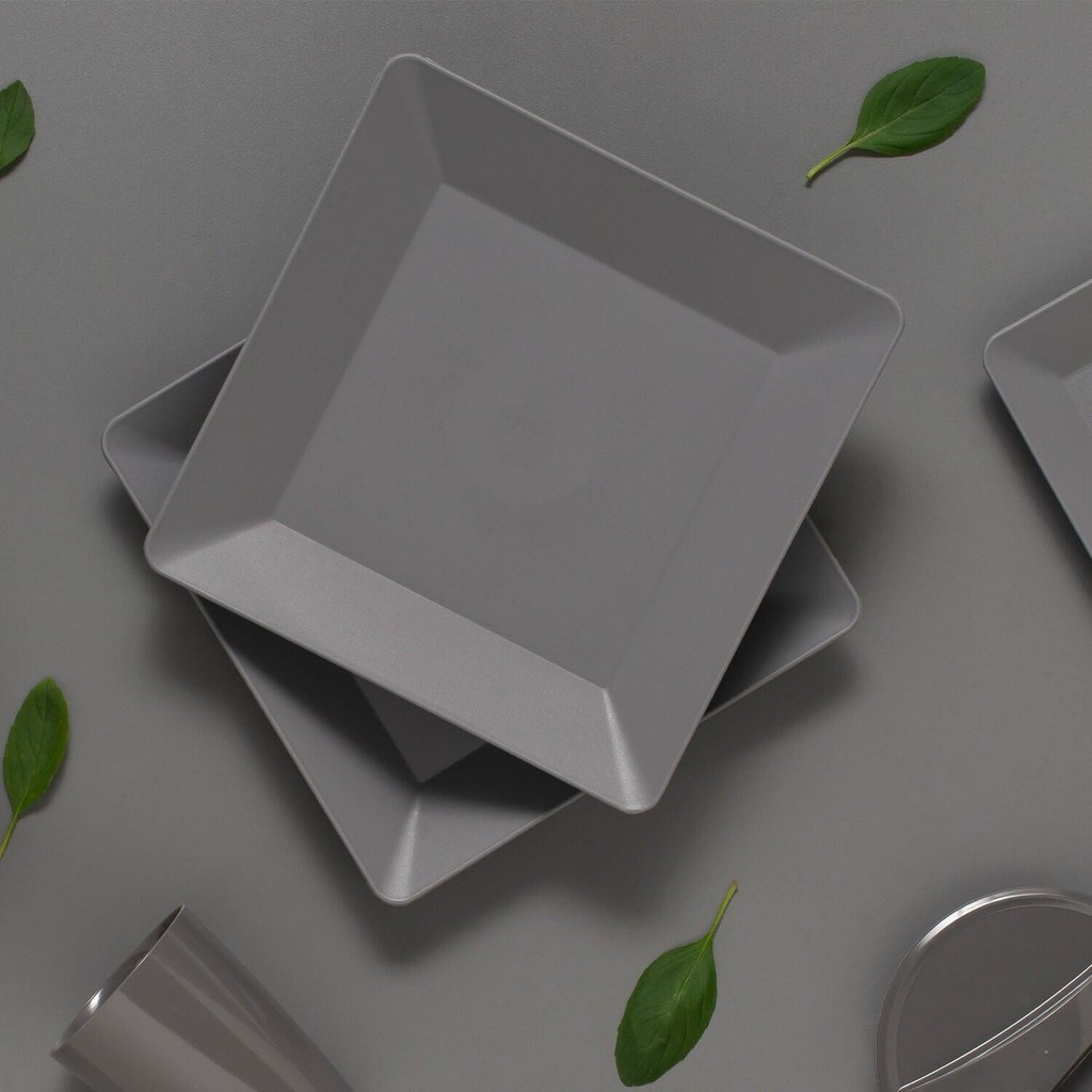 Prato quadrado Ou Linha Servir em Oferta na Shopee