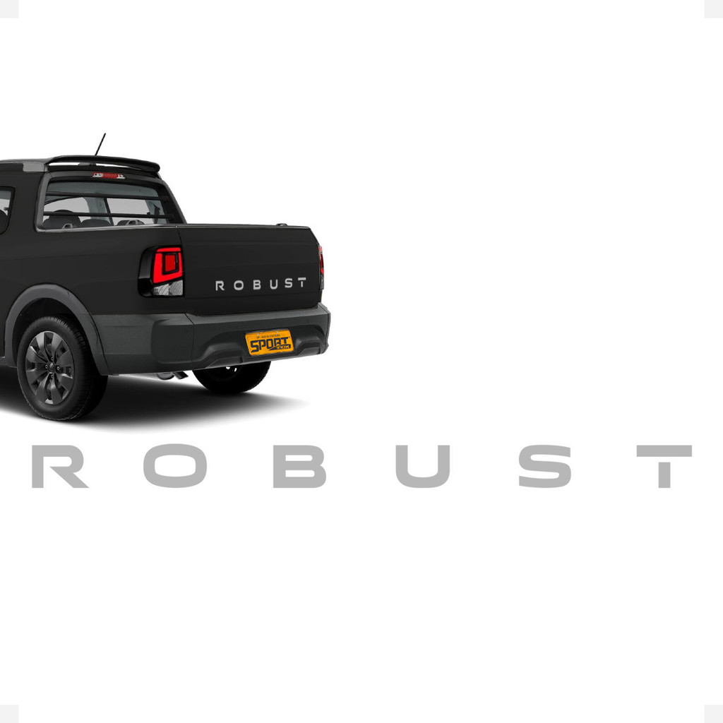 Faixa Traseira Compativel Saveiro Robust 2024 Adesivo Cinza em Oferta na Shopee