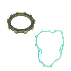 Conjunto 5 Discos Junta Embreagem Honda Crf 250f 2018 2019 2020 2021 2022 2023 2024 2025