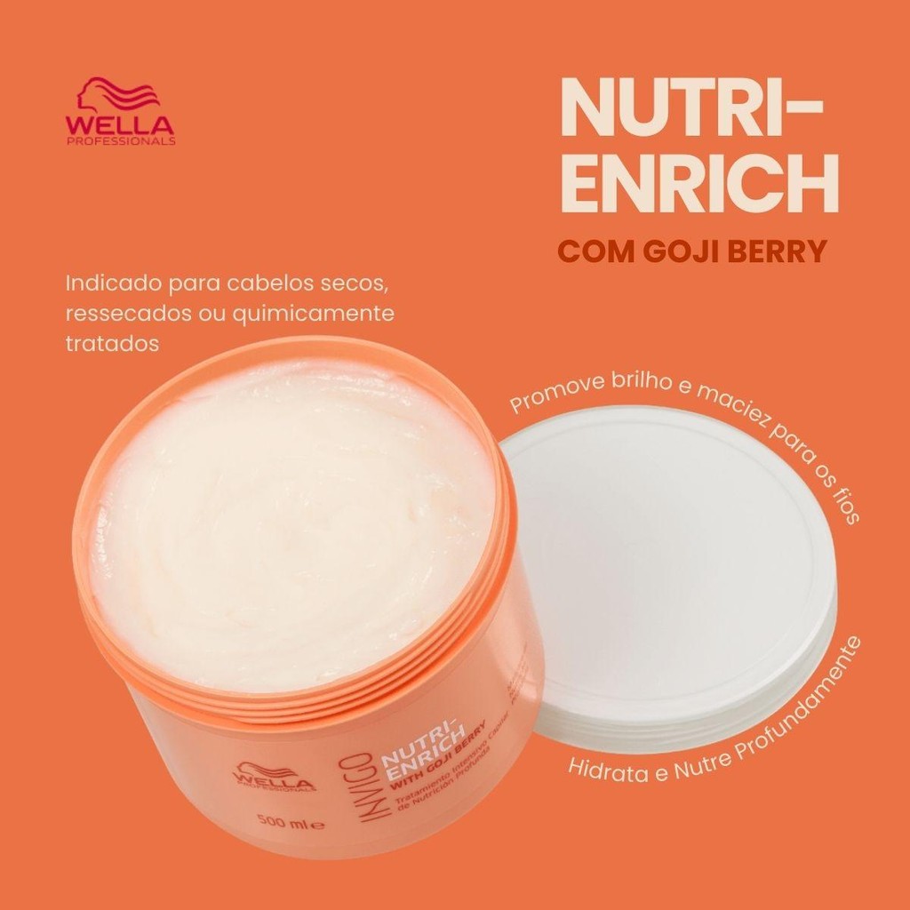 Wella Máscara Invigo Nutri-Enrich Nutrição Profunda e Resgate da Maciez — imagem 2 de 2