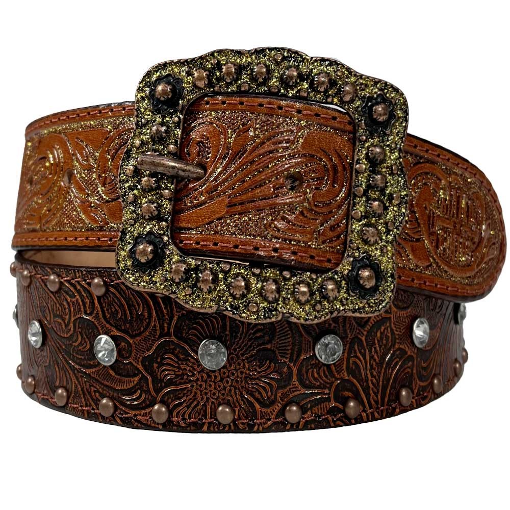 Cinto Feminino Country Pedraria Western Oklahoma Country