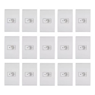 KIT 15 CJ 4X2 1 TOMADA 10A  TRAMONTINA LIZ em Oferta na Shopee