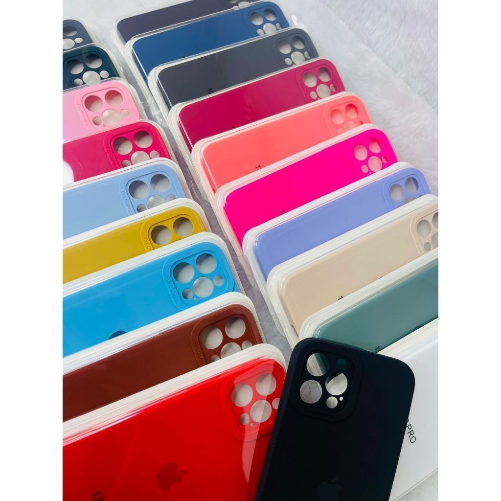 CAPA CAPINHA CASE PARA IPHONE 13 PRO MAX  A SILICONE INTERIOR AVELUDADA COM CÂMERA FECHADA...... em Oferta na Shopee