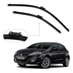 Kit Palheta Limpador Parabrisa Fiat Bravo 2011 2012 À 2018 Paleta Limpador Parabrisa Fiat Bravo