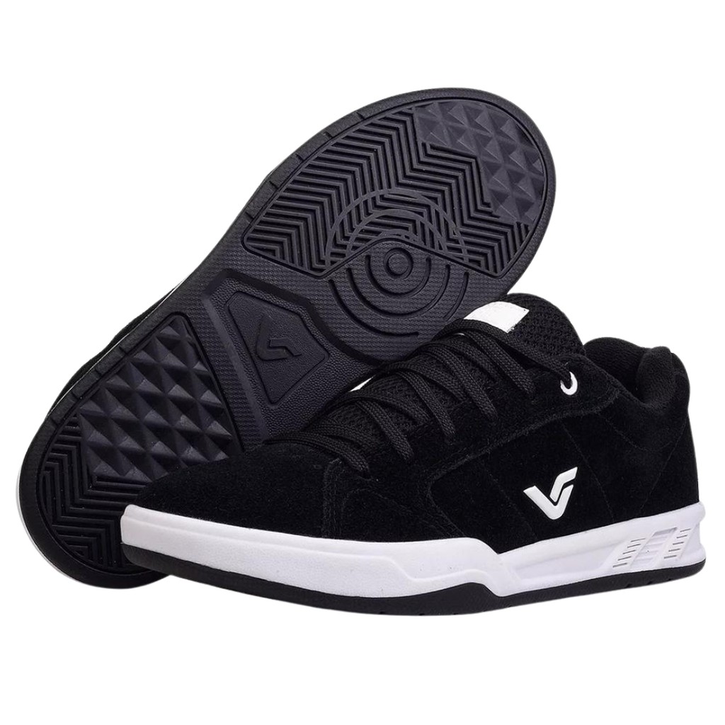 Ténis Vibe Preto/Branco/Camurça Field-Cod-SVMA39 A-Original