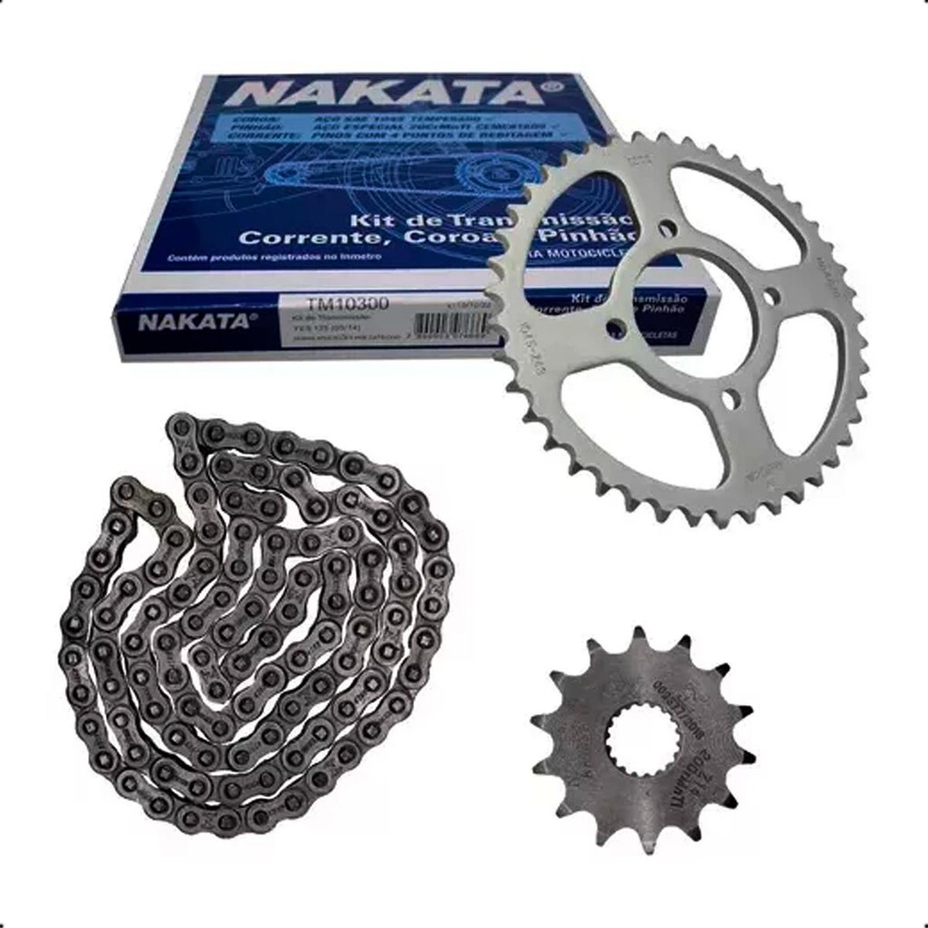 Kit Relação Transmissão Nakata Sundown Hunter 125 2003-2008 em Oferta na Shopee