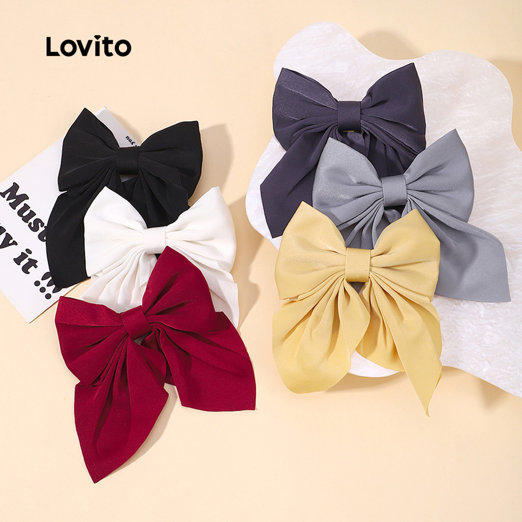 Lovito Grampos De Cabelo Lisos E Fofos Para Bebês E Crianças LCS099034 em Oferta na Shopee