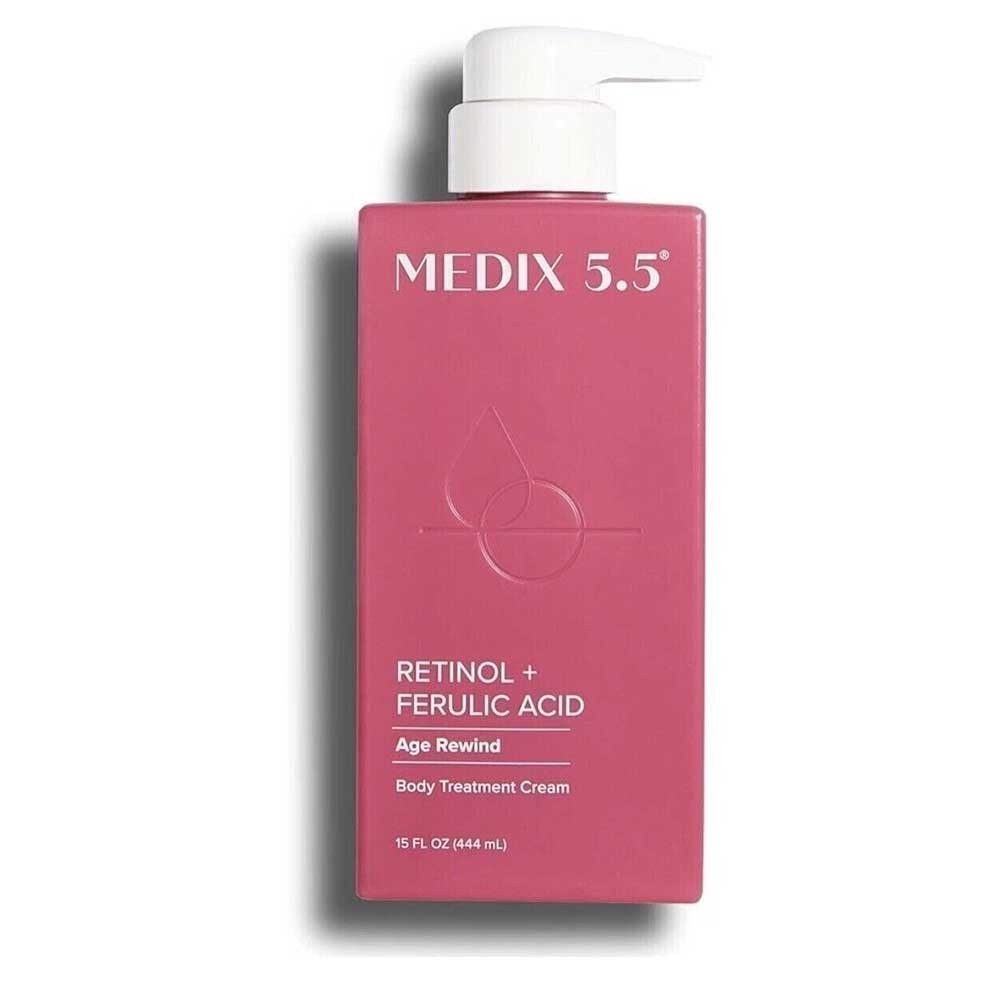 Medix 5.5, Retinol + Ferulic Acid, Anti-Sagging Treatment, Vitamin C + Turmeric, Firming + Brightening Cream, Glycolic