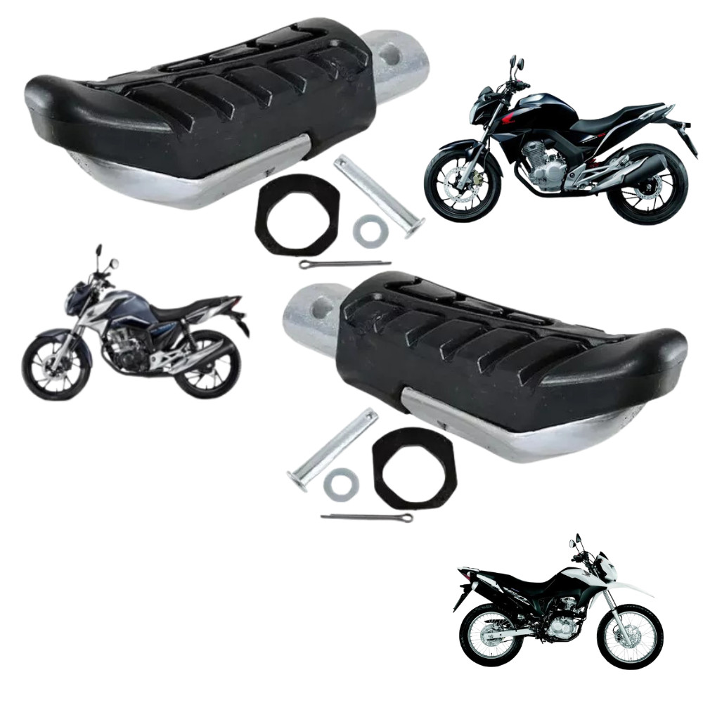 Pedaleira CB250F TWISTER 2016/2023  Pedaleira Traseira START160 2016/2020 NXR Bros 160 em Oferta na Shopee