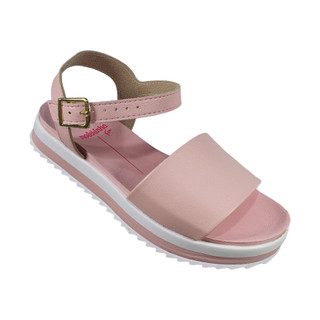Sandália Flatform Infantil Meninas Molekinha 23051512 Casual Confortável em Oferta na Shopee