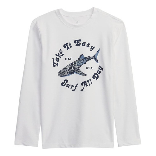 Camiseta Infantil Gap Menino Rash Guard Proteção Solar