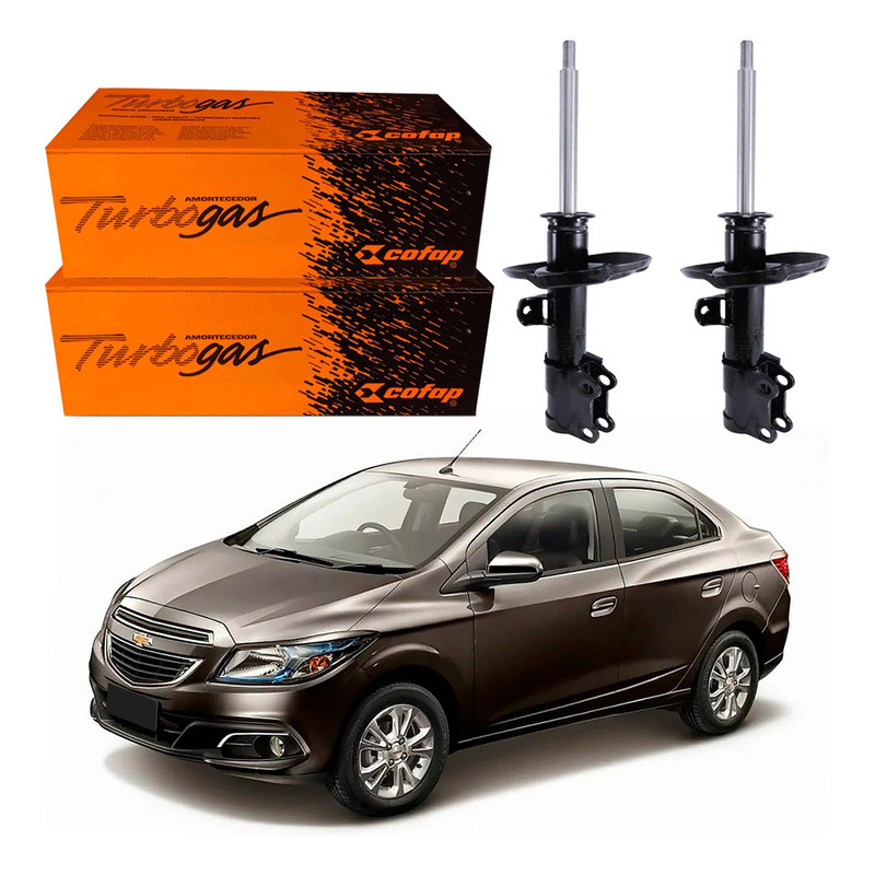 Par Amortecedor Dianteiro Prisma 1.0 1.4 2013 A 2016 - Spare Parts and Accessories for Vehicles