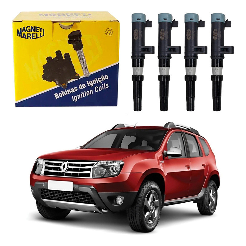 Bobina Ignição Marelli Duster 1.6 16v K4m 2012 A 2016 em Oferta na Shopee