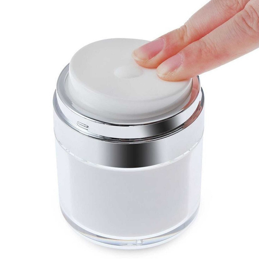 Frasco De Creme Gel Acrílico Pump Vazio Pressao Válvula Pote Unha Airless em Oferta na Shopee