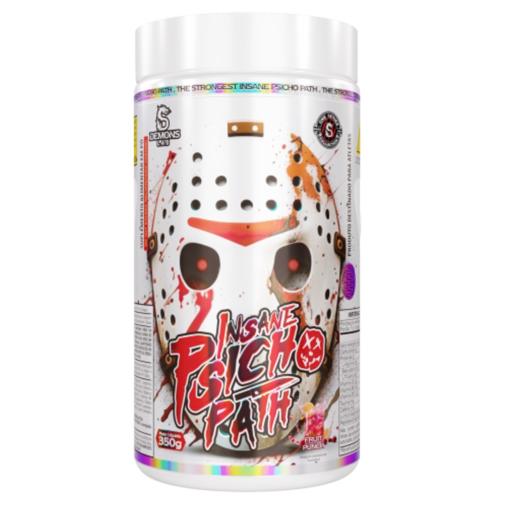 Pré-Treino Insane Psicho Path Pote 350G Demons Lab em Oferta na Shopee