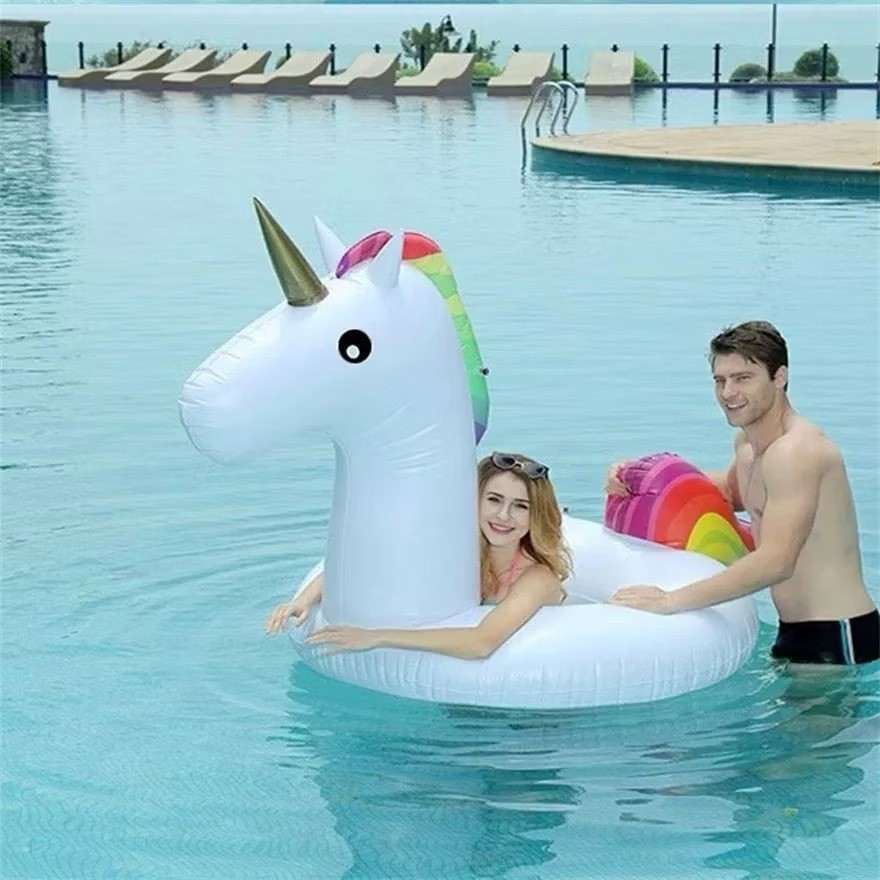 Boia De Unicórnio 90/120CM Brinquedo Verão Piscina Parque aquático ADULTO