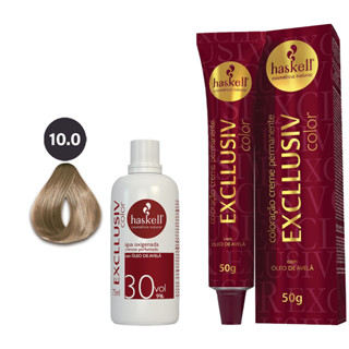 Haskell Coloração Creme 10.0 Excllusiv Color em Oferta na Shopee