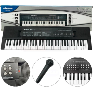 Teclado musical infantil de 61 teclas