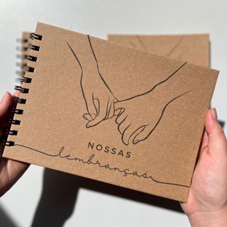 Álbum de Fotos Scrapbook - Nossas Lembranças - Namorados