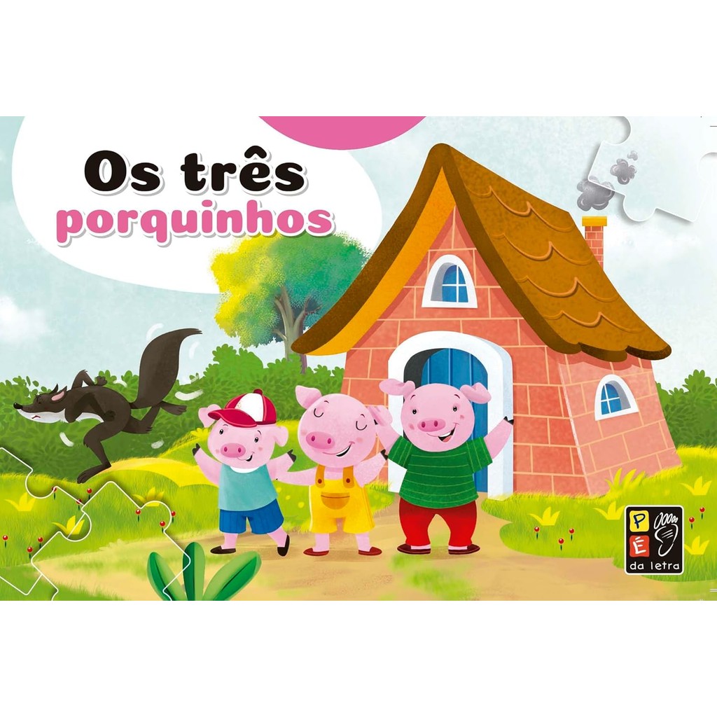 Livro Quebra-cabeça - Os Três Porquinhos