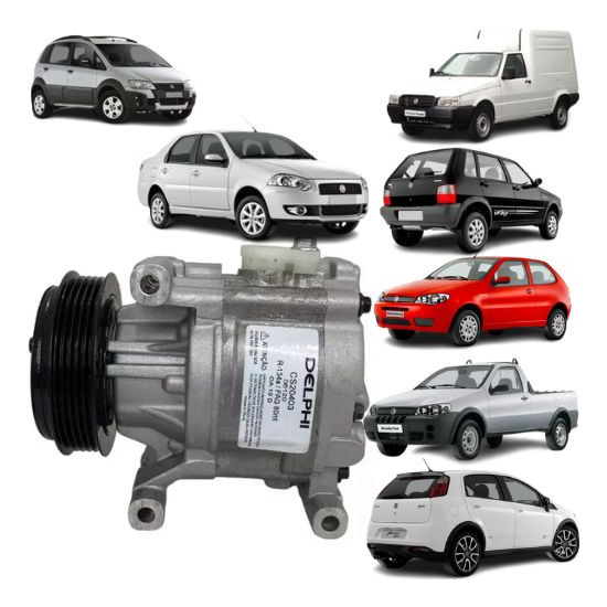 Compressor Ar Delphi Palio Uno / Idea / Punto / Strada