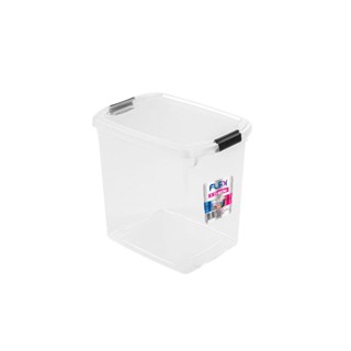 Caixa Organizadora Plástica Transparente 14L Flex Sanremo em Oferta na Shopee