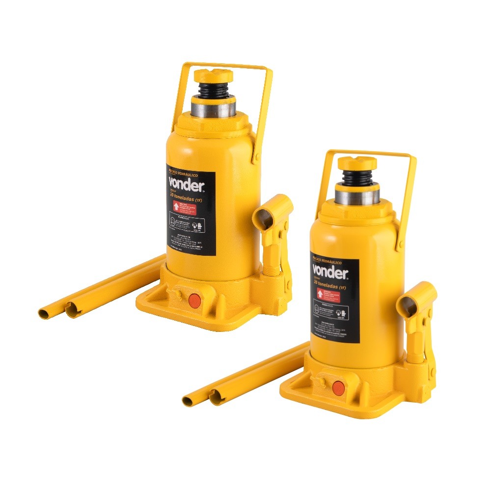 2 Macacos Hidráulicos Tipo Garrafa 20 Toneladas 20Tf Vonder em Oferta na Shopee