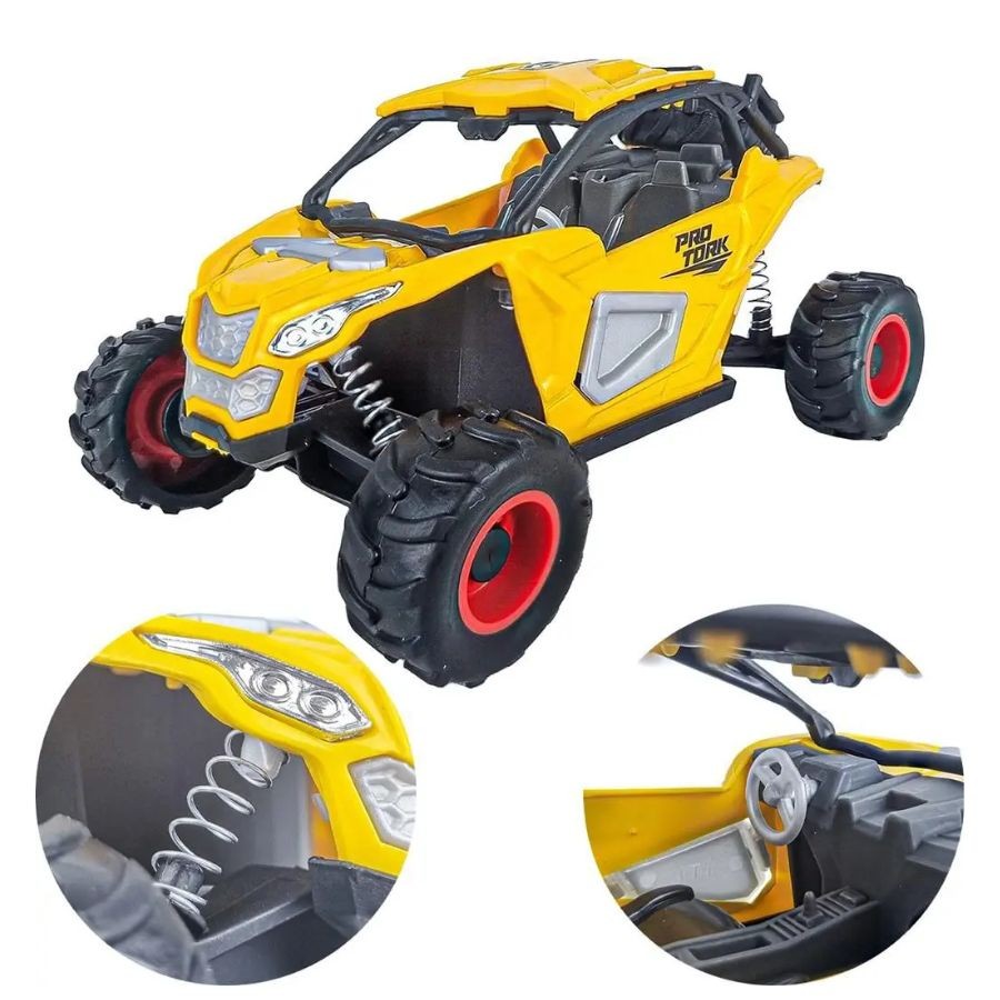 Carro Buggy Brinquedo  Miniatura PRo Tork UTV Rally Off-Road Detalhado Carrinho Pneu Emborrachado em Oferta na Shopee