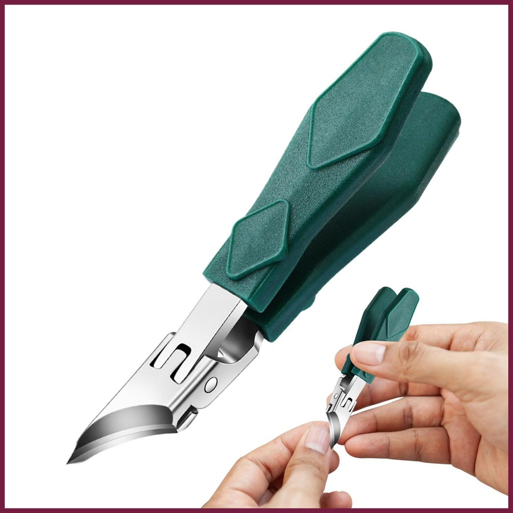 Cortador De Unhas De Dedo Do Pé Ergonômico Inclinado Anti-Respingo Guarnição Pinças De Cutícula Para Idosos Domésticos M em Oferta na Shopee