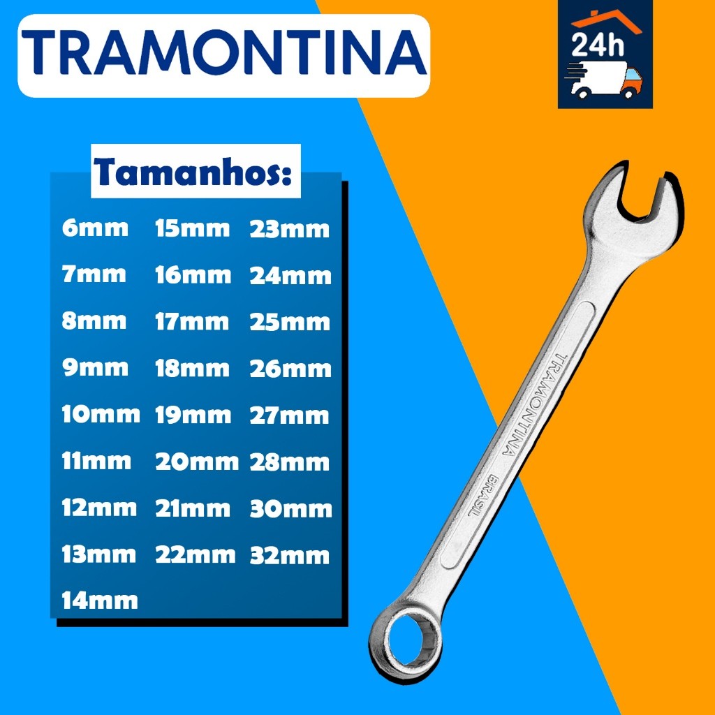 Chave Combinada  (6 a 32mm) - Tramontina