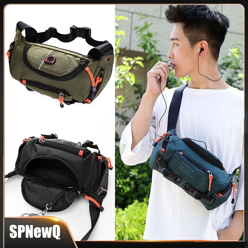 Pochete Masculina Multifuncional Impermeável Para Esportes Ao Ar Livre PRONTA ENTREGA