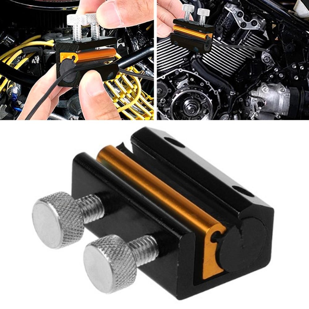 TKEY Motocicleta Acelerador Embreagem Cabo De Freio Ferramenta Lubrificação Fio Lubrificador ATV Alumínio Lubrificante M