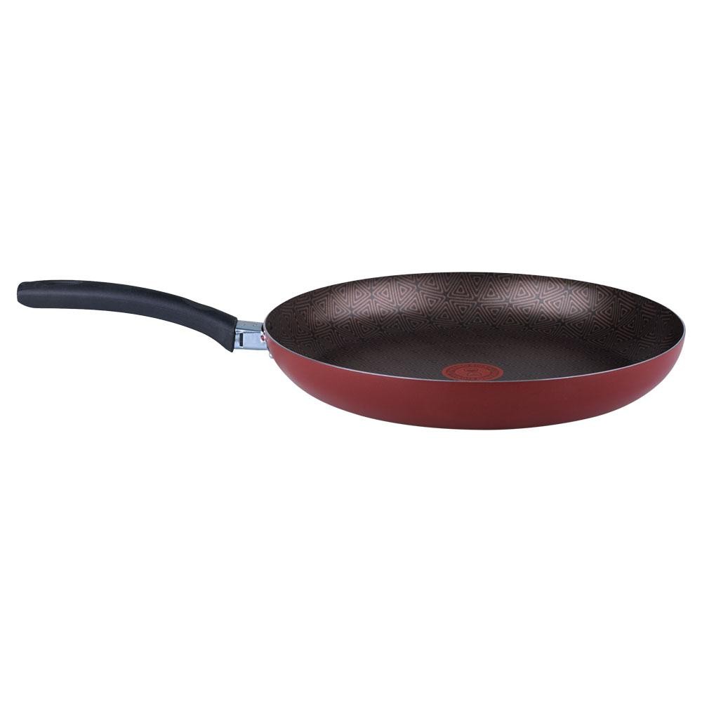 Frigideira Francesa Antiaderente 30cm Facilita Rochedo Vermelha - Home & Living