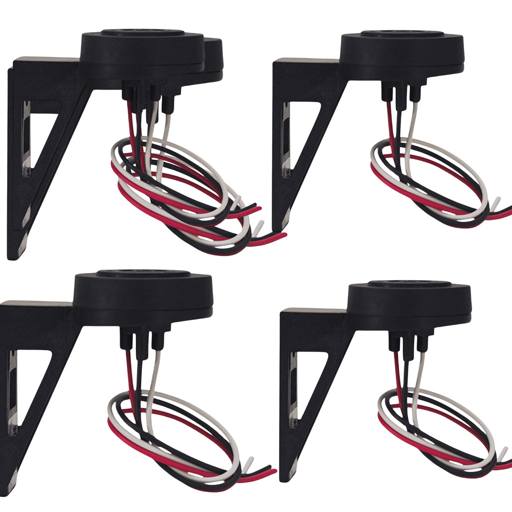 KIT 4 Base Para Relé Fotocélula Reforçada Qualitronix QB1 Alta Resistência e Segurança