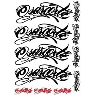 Cartela  Adesivo Osascorte  - 10 Adesivo Osascorte Para Viseira Capacete Moto Tanque Carro Caminhão - Moto - Notebook em Oferta na Shopee