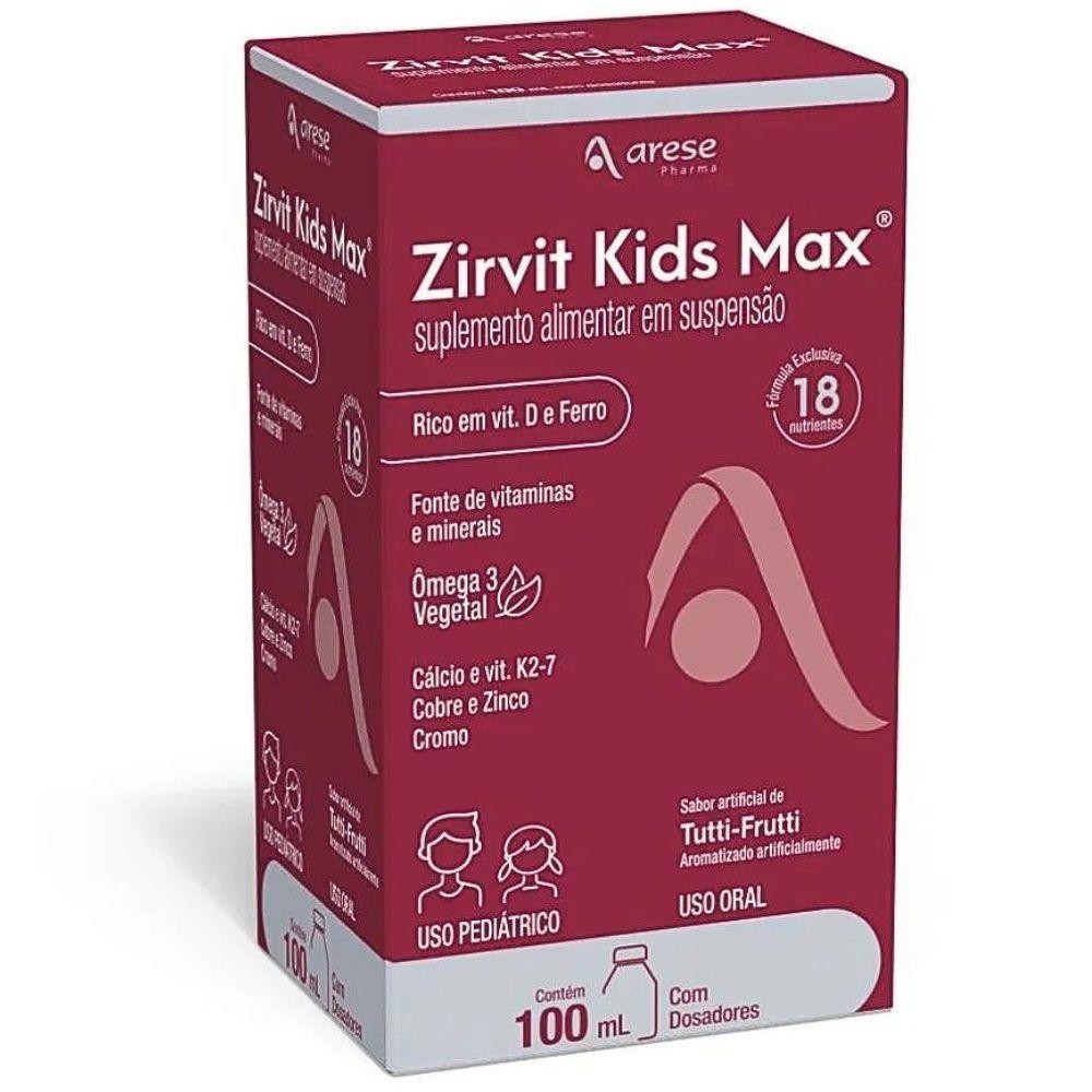 ZIRVIT KIDS MAX COM 100ML - Health